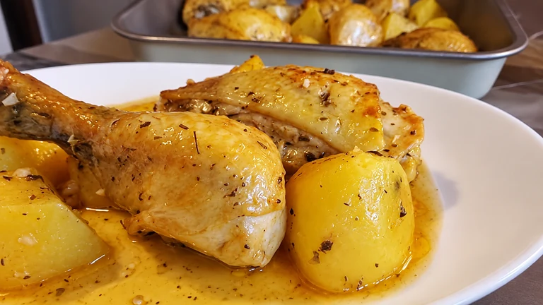 Muslos de pollo,