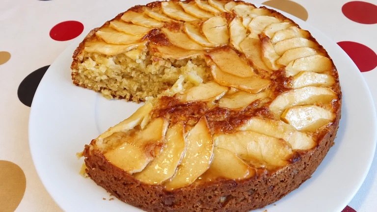 Tarta sueca de manzana,