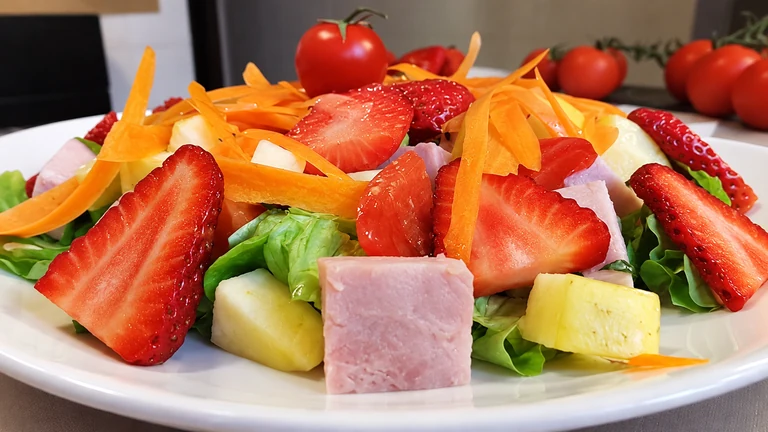 Ensalada de jamón,