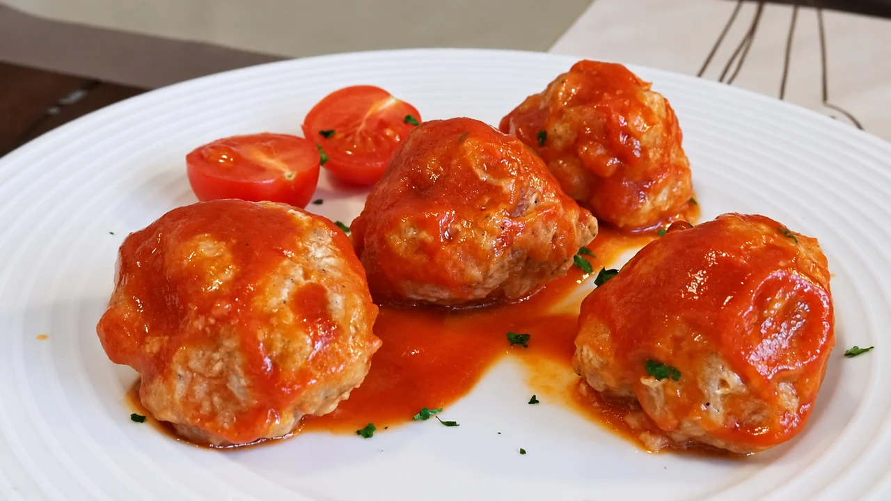 Albóndigas al microondas,