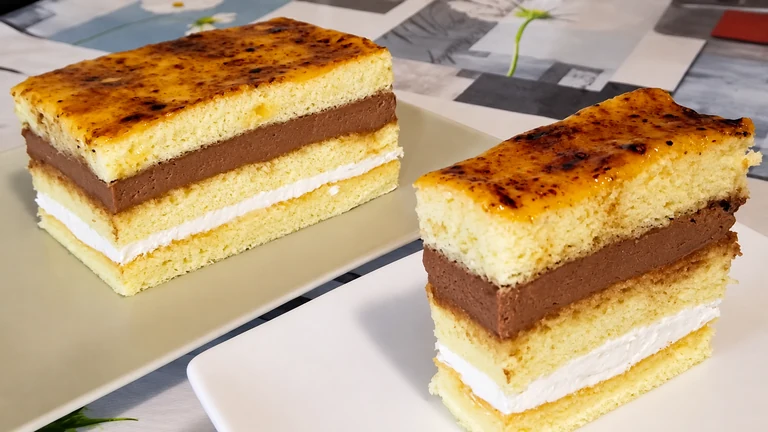Tarta San Marcos, tarta de Yema tostada,