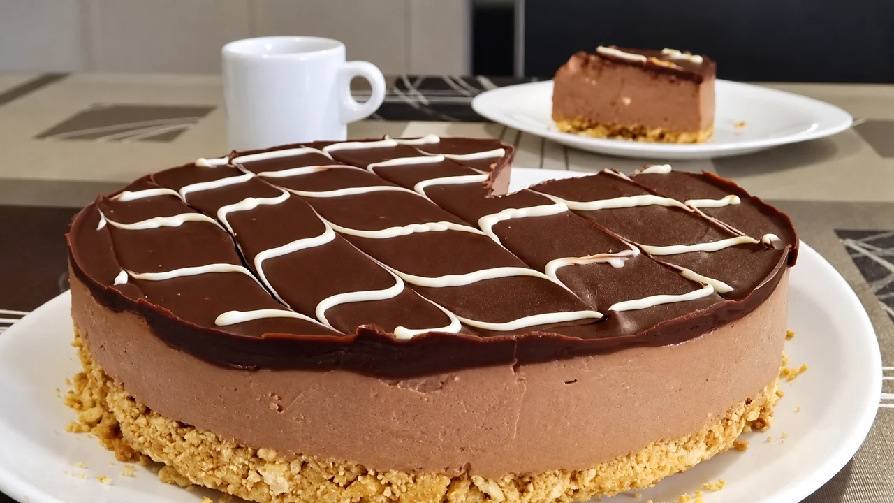 Tarta cheesecake de Chocolate,