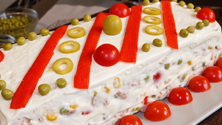 Pastel frío de Atún, sin horno,