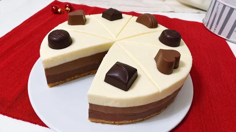 Tarta 3 chocolates, chocolate,