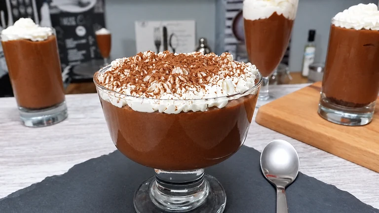 Mousse de chocolate,