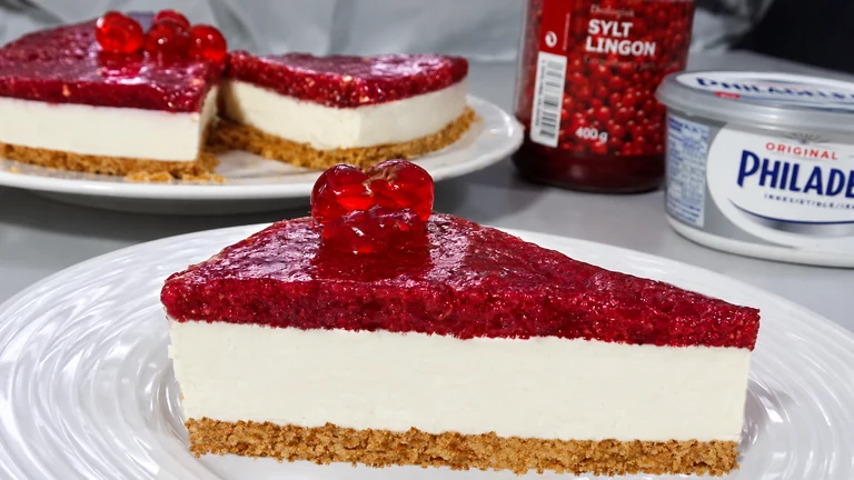 tarta de queso Philadelphia, sin horno,