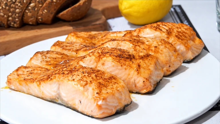 Salmón asado