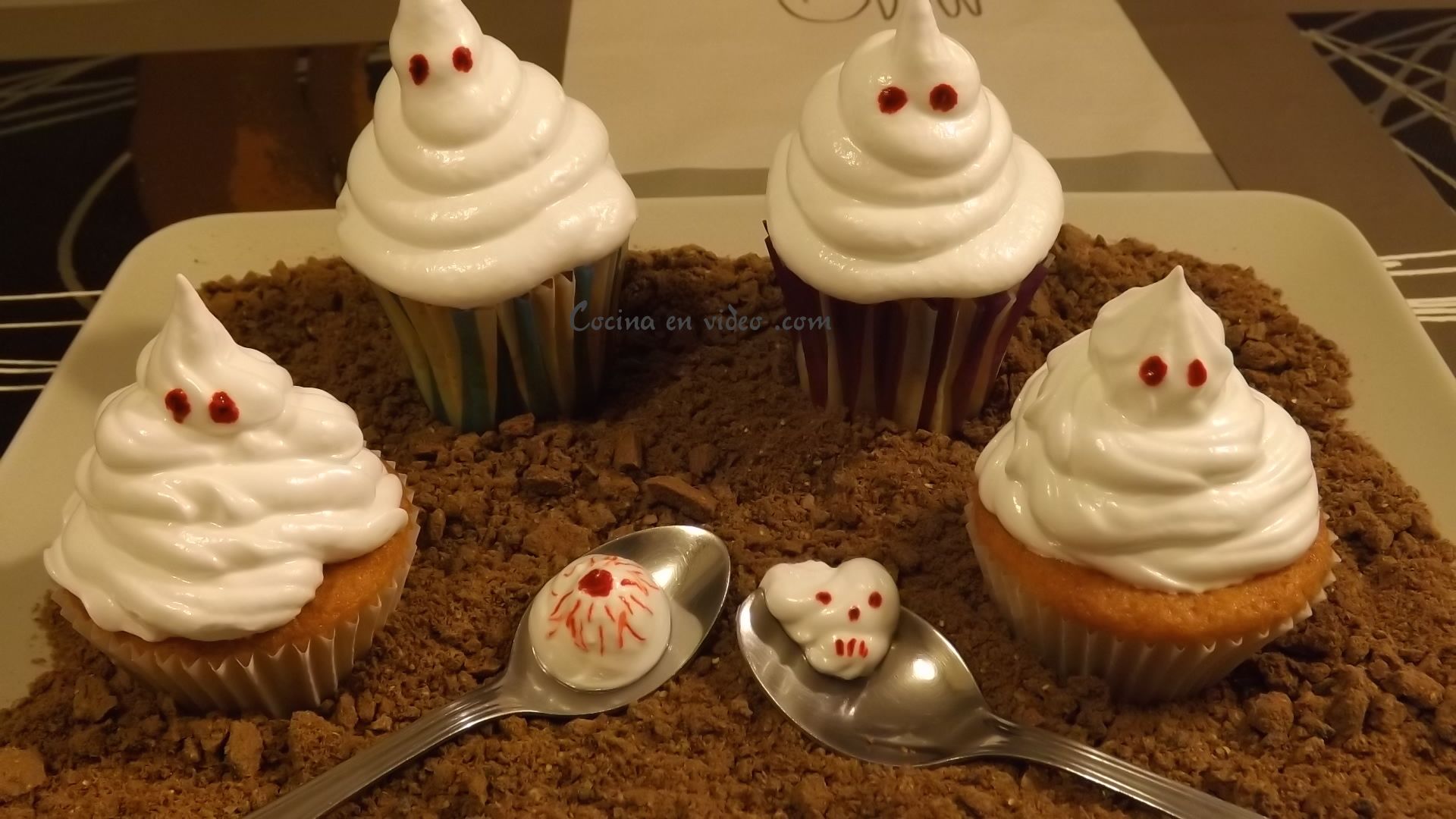 Cupcakes de limón y merengue,