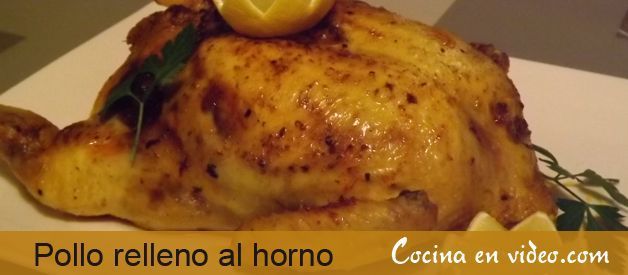 pollo relleno al horno, pollo deshuesado,