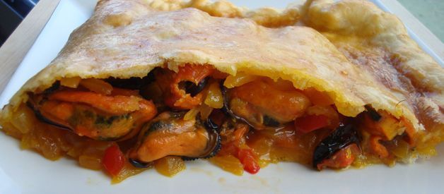Salsa para empanada, empanada de mejillones,