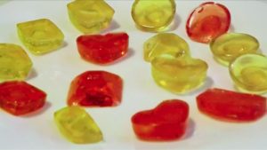 Gelatinas de sabores,