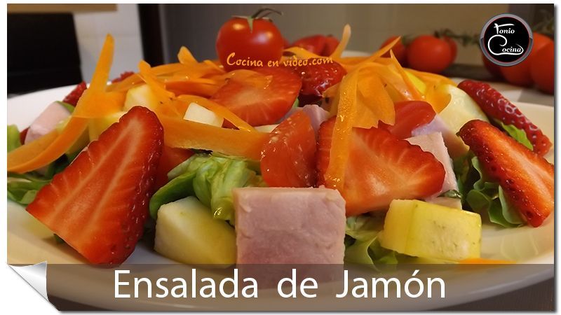 Ensalada de jamón,