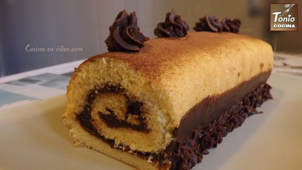 Brazo gitano, crema de chocolate, pionono,