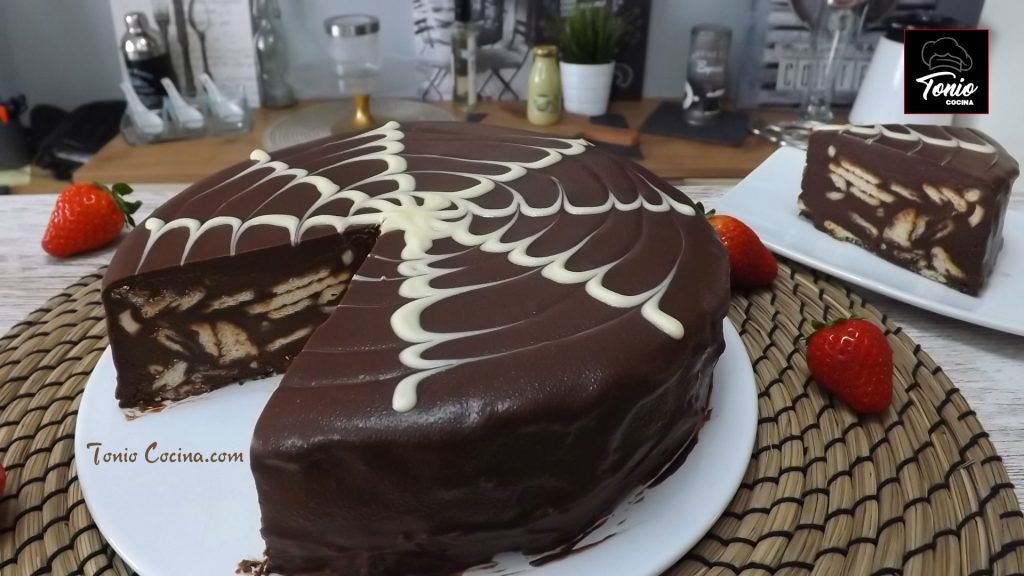 Tarta Trufa de Chocolate, sin horno,