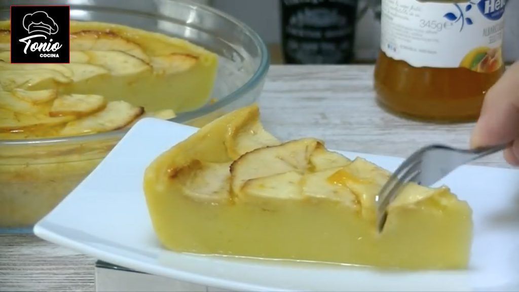 Tarta de Manzana, sin huevo,