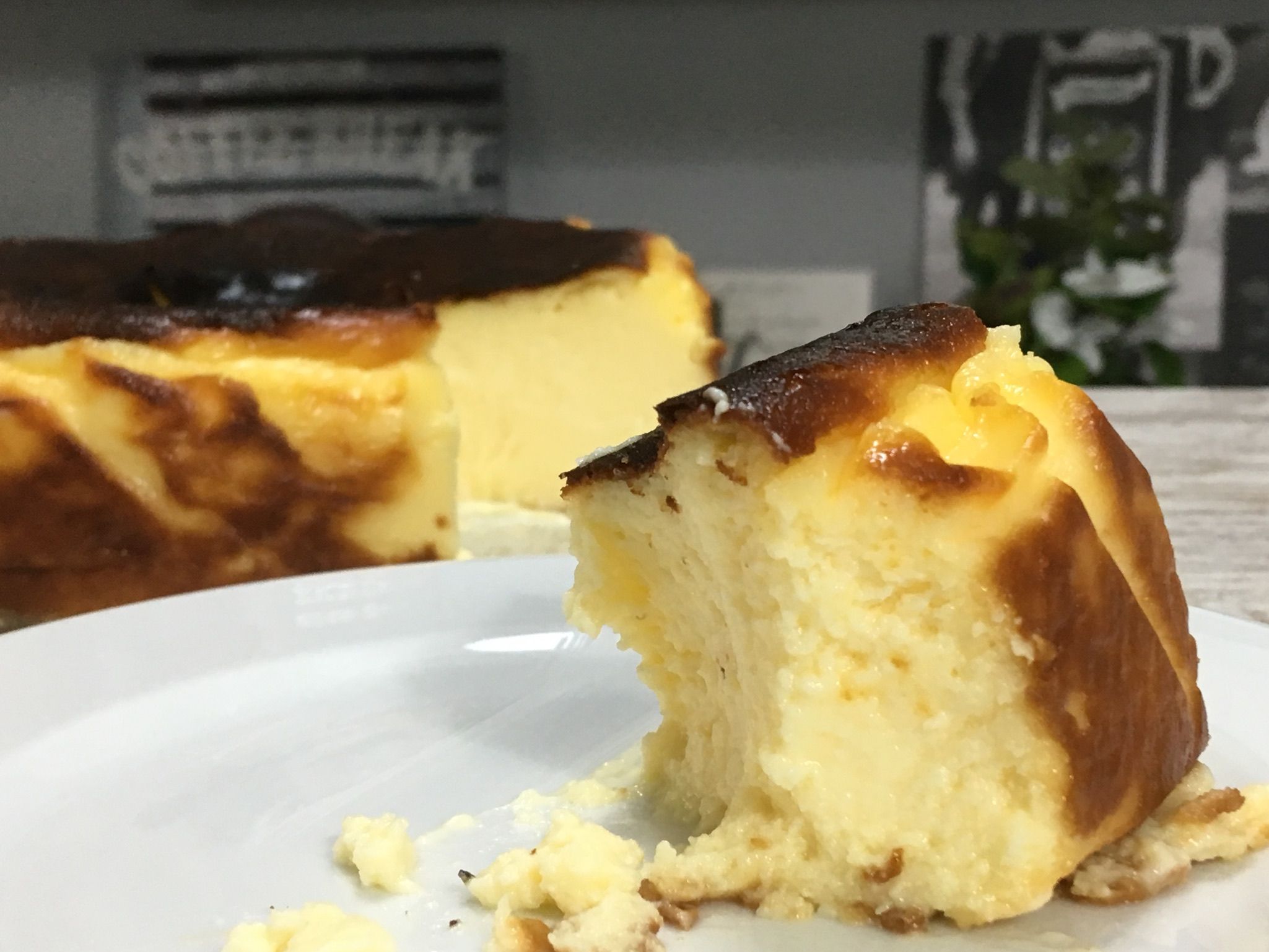 Tarta de queso La Viña,
