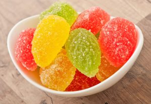 gominolas hechas con gelatina, gelatinas de sabores,